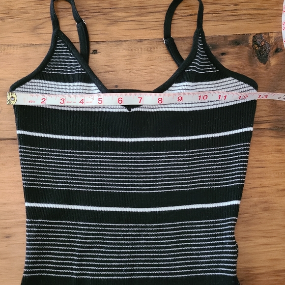 Windsor Black and White Striped Midi Sweater Dress - Picture 7 of 7